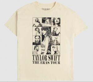 Taylor Swift Size L Eras Tour Through Toronto Beige T-Shirt Sealed New